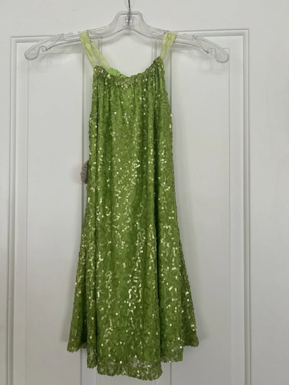 lipstick girls - Green Sequins Dress - Size 7 Girls - Brand New with Tags - Picture 2 of 12